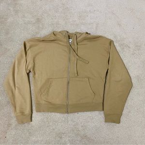 Calvin Klein Beige Zip-up Sweatshirt hoodie